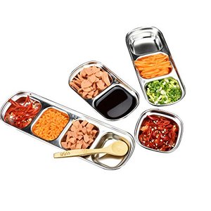 Stainless Steel Condiment Dip Bowls Perfect for Serving Sauces, Dips, and Doppings